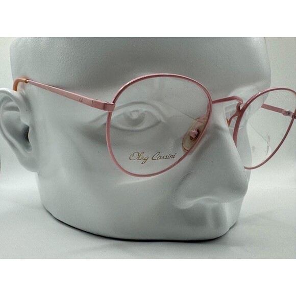 NEW True Vintage Eyeglasses Round Preppy Style | RX Ready | Oleg Cassini - Picture 1 of 7